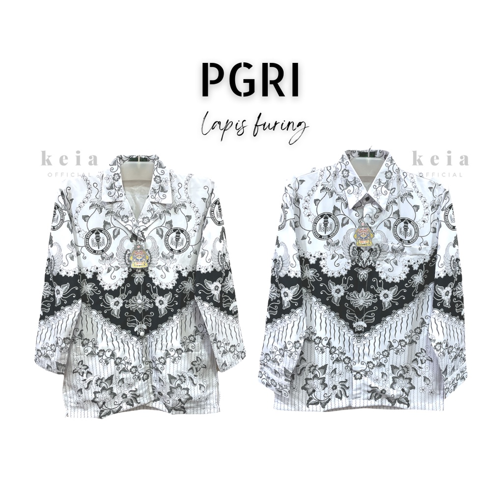 Detail Motif Batik Pgri Vector Nomer 48