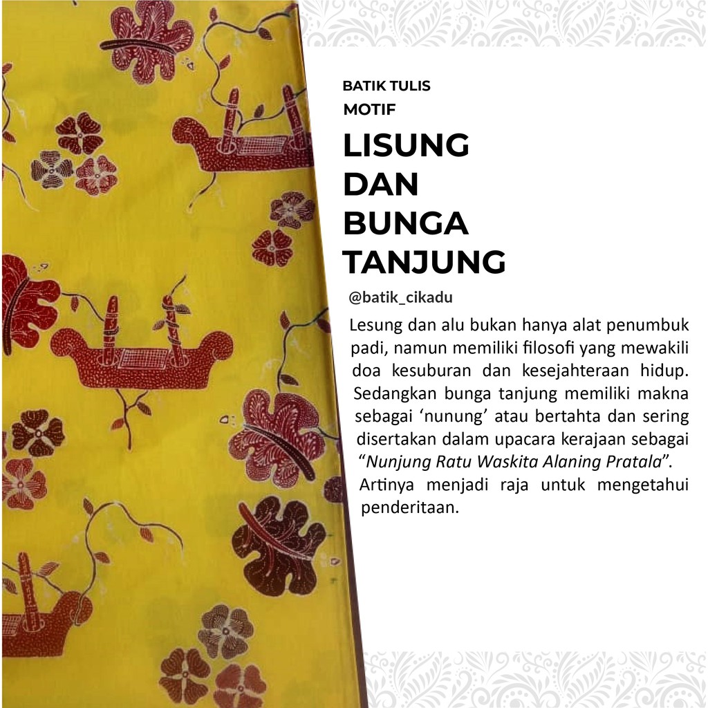 Detail Motif Batik Tulis Bunga Nomer 41