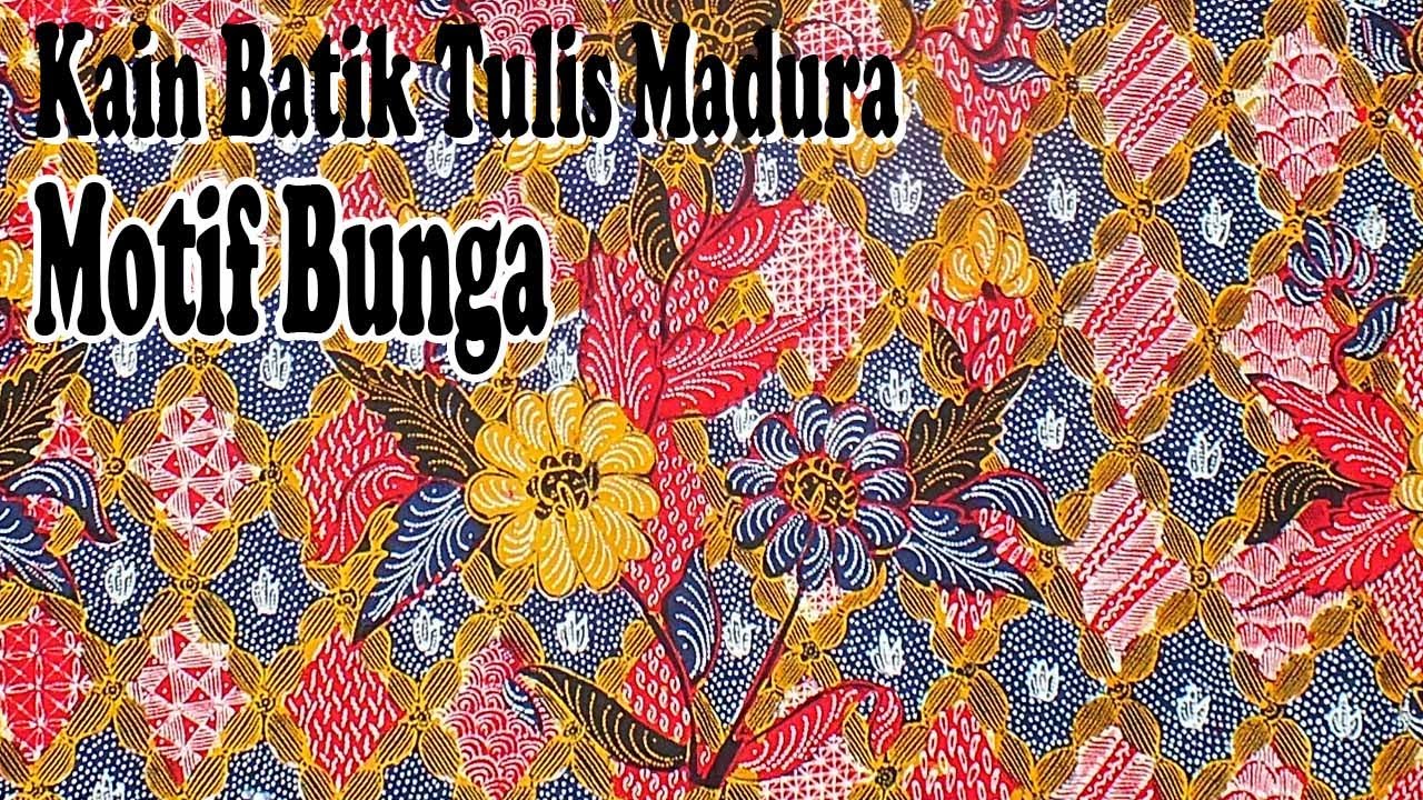 Detail Motif Batik Tulis Bunga Nomer 46