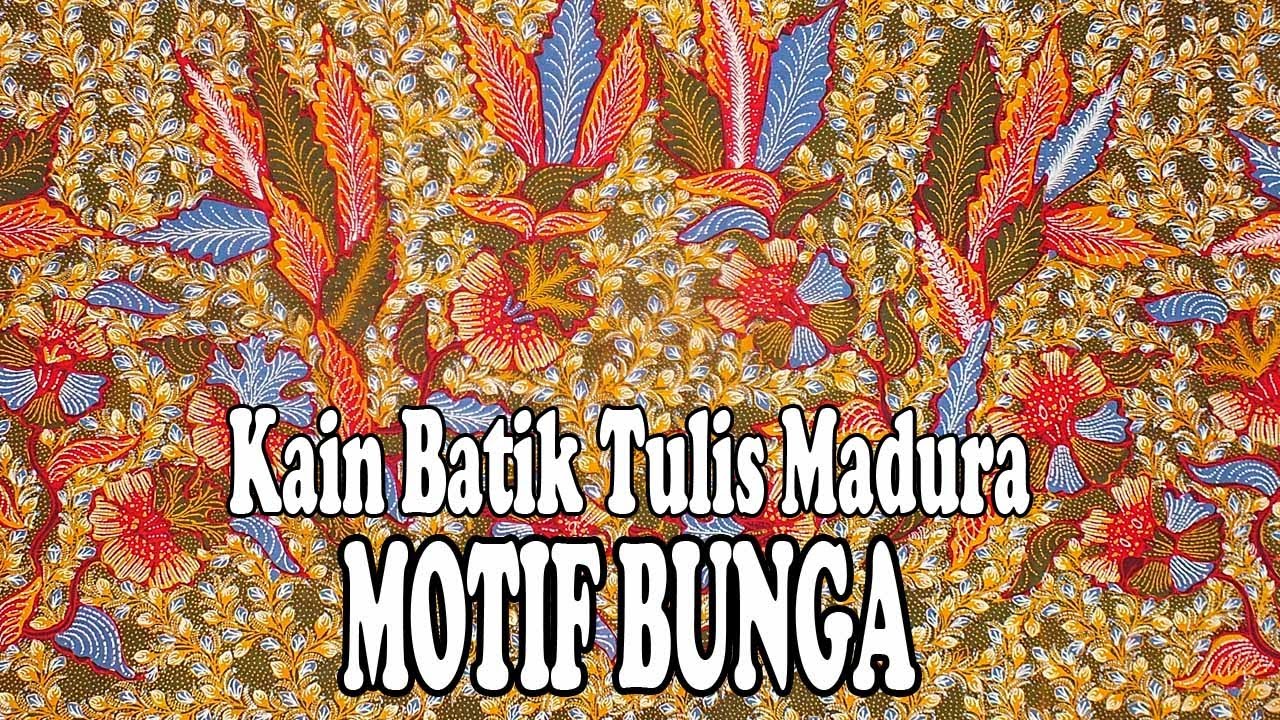 Detail Motif Batik Tulis Bunga Nomer 54