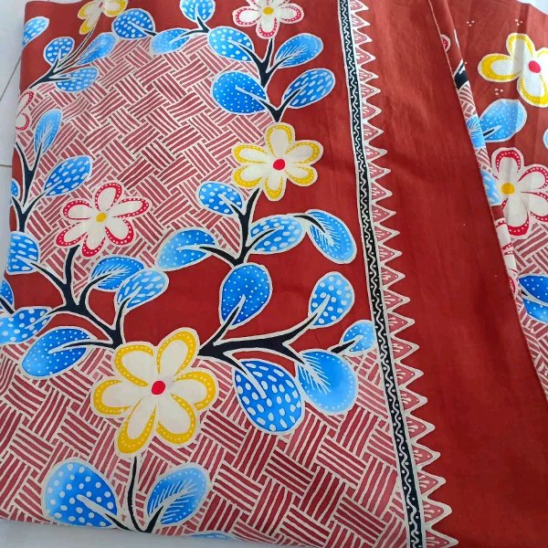 Detail Motif Batik Tulis Bunga Nomer 8