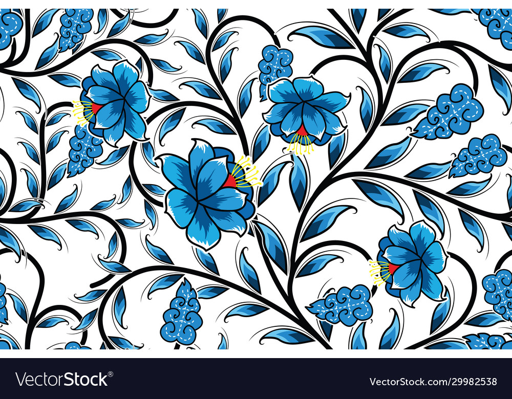 Detail Motif Batik Vector Nomer 11