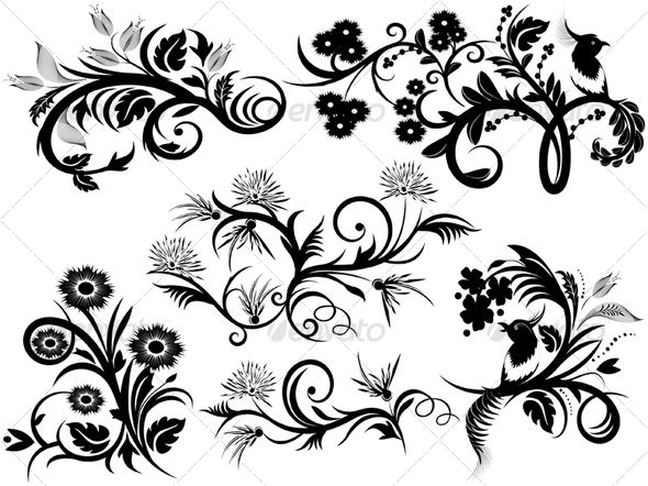 Detail Motif Batik Vector Nomer 44