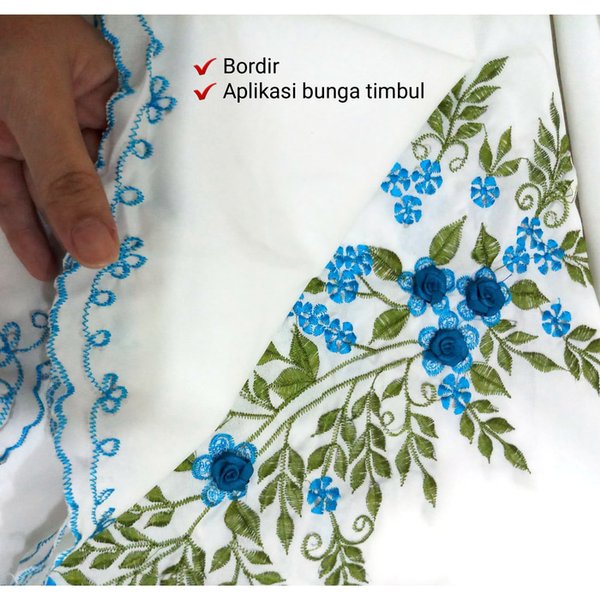 Detail Motif Bunga Bordir Terbaru Nomer 19