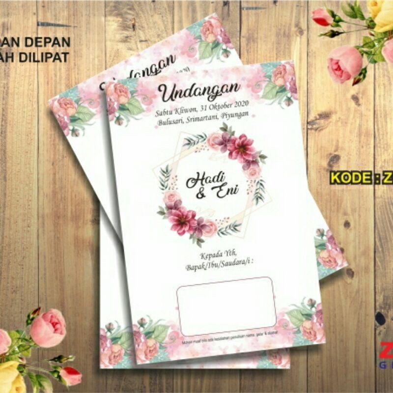 Detail Motif Bunga Untuk Undangan Nomer 13