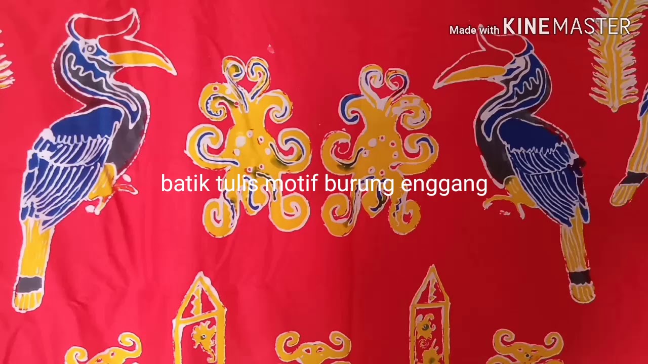 Detail Motif Burung Enggang Nomer 11