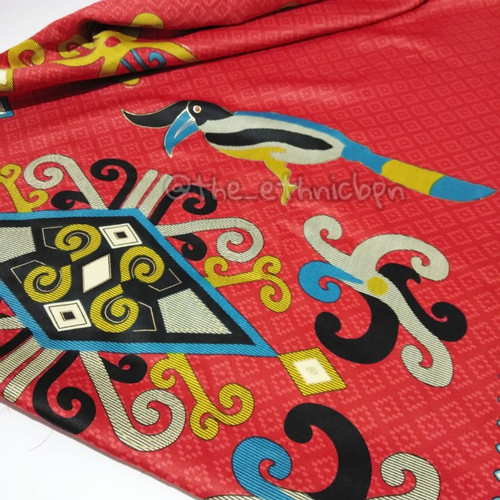 Detail Motif Burung Enggang Nomer 15