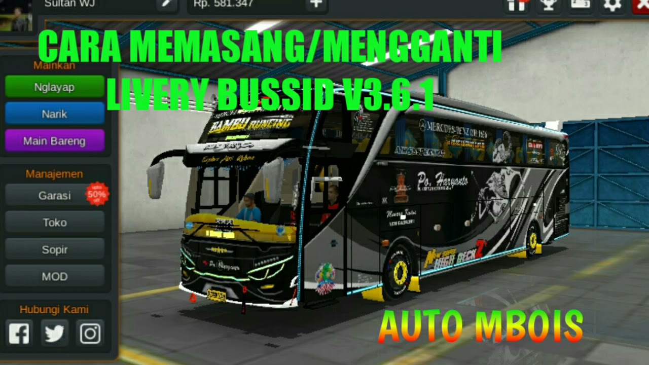 Detail Motif Bus Simulator Indonesia Nomer 43