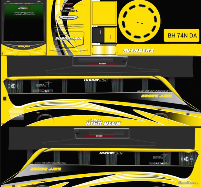 Detail Motif Bus Simulator Indonesia Nomer 50