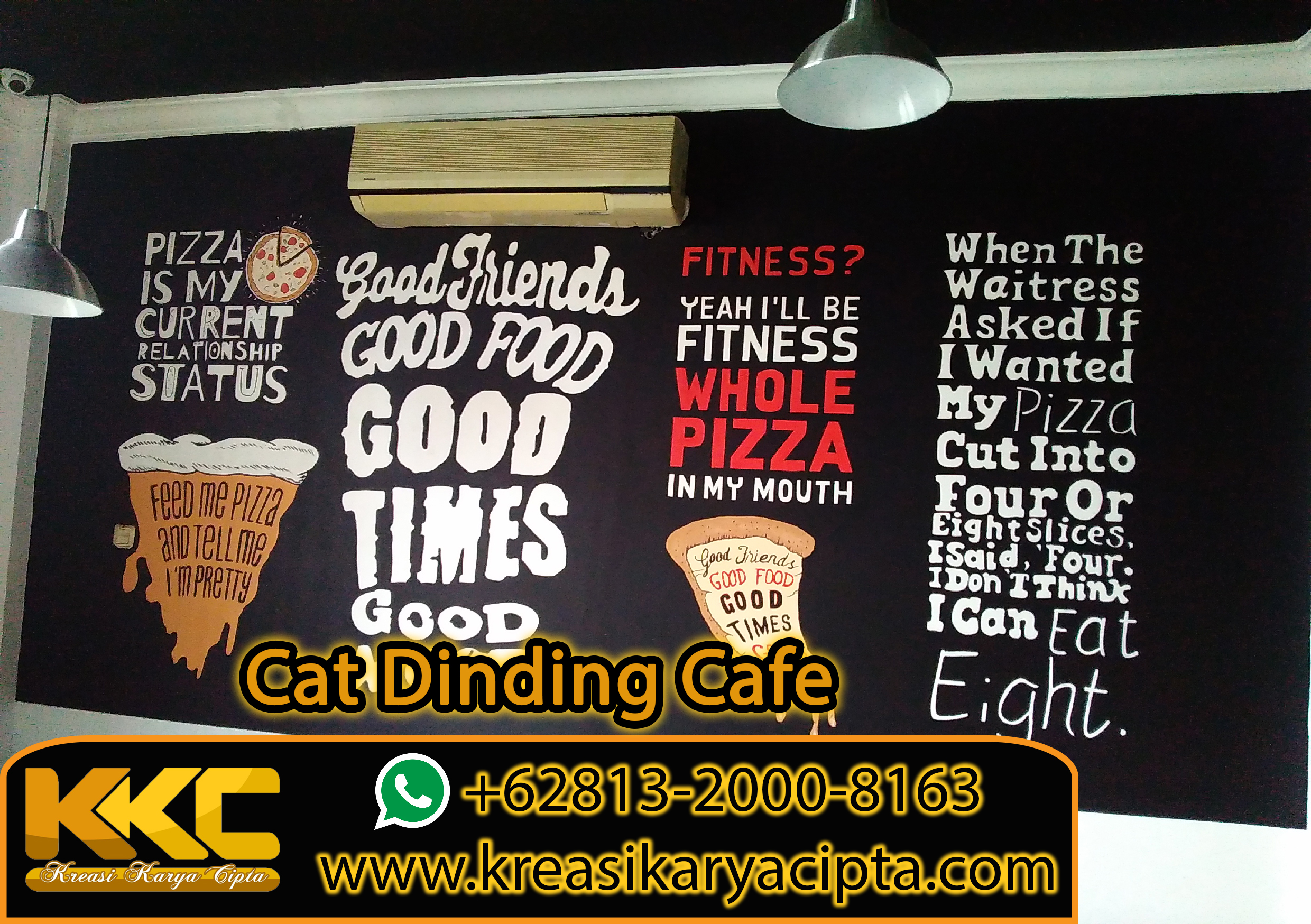 Detail Motif Cat Dinding Cafe Nomer 20