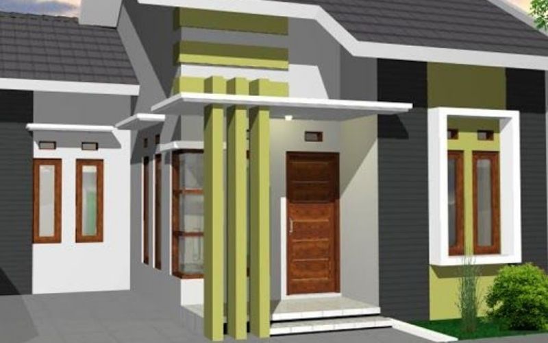 Detail Motif Cat Teras Rumah Nomer 11