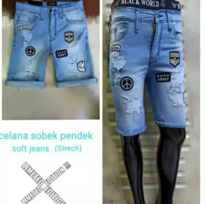 Detail Motif Celana Sobek Nomer 46