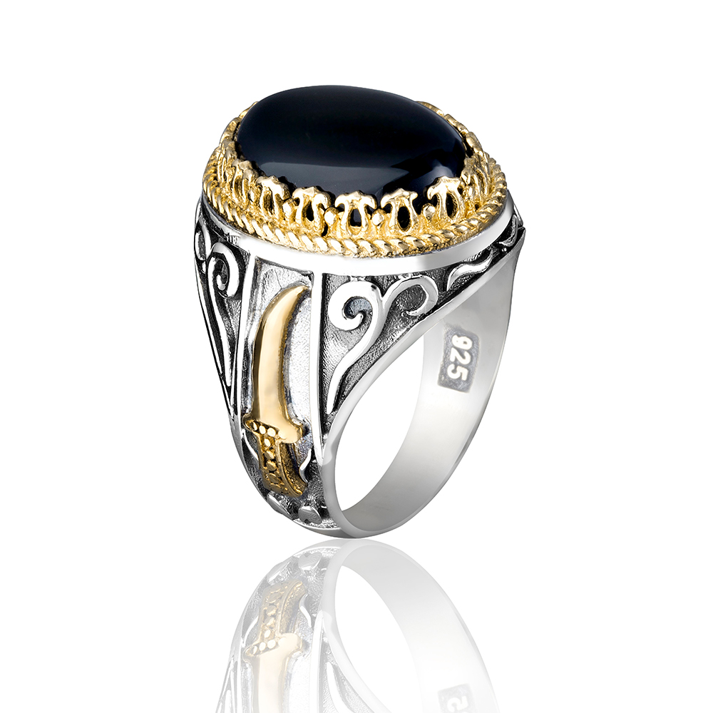 Detail Motif Cincin Perak Pria Nomer 9