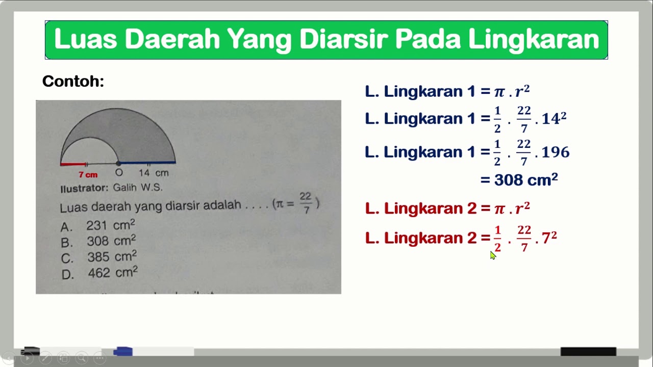 Detail Lingkaran Yang Diarsir Nomer 17