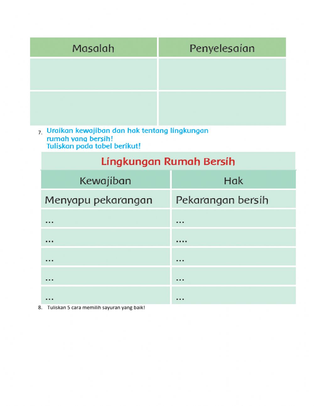 Detail Lingkungan Rumah Bersih Kewajiban Nomer 35