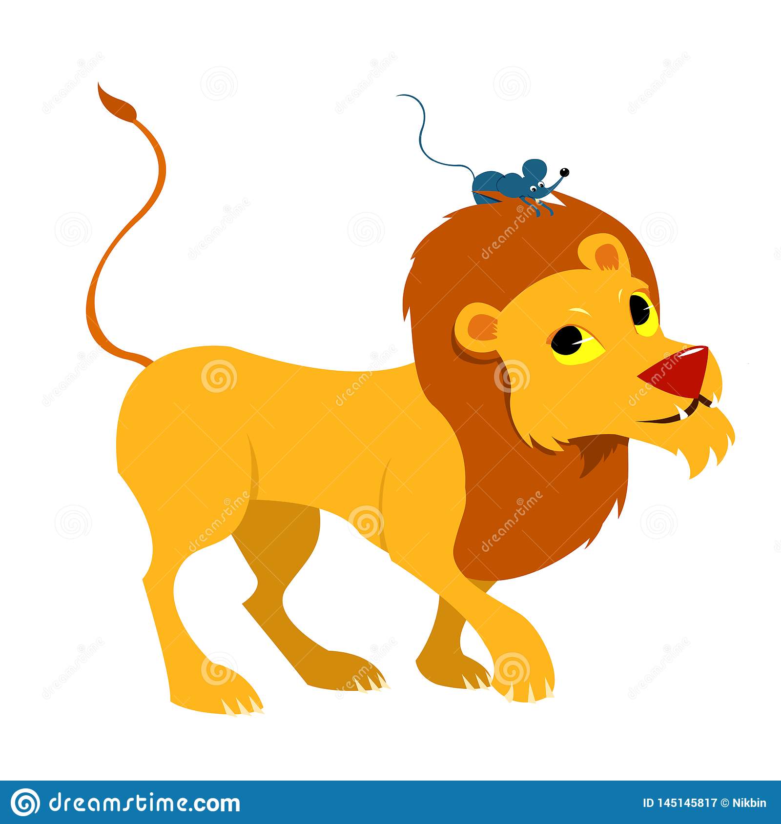 Detail Lion And The Mouse Clipart Nomer 15