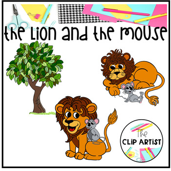 Detail Lion And The Mouse Clipart Nomer 18