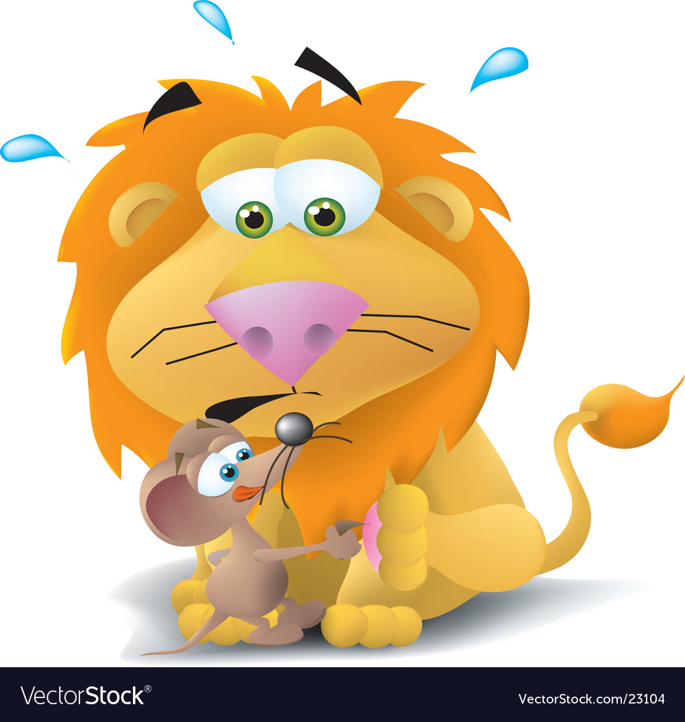 Detail Lion And The Mouse Clipart Nomer 27