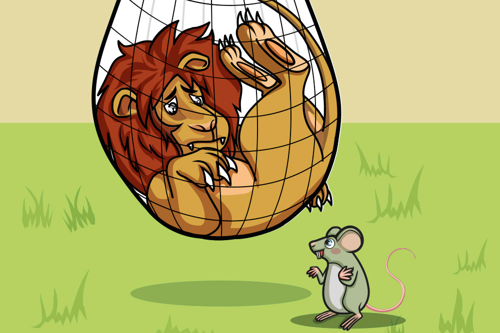 Detail Lion And The Mouse Clipart Nomer 31