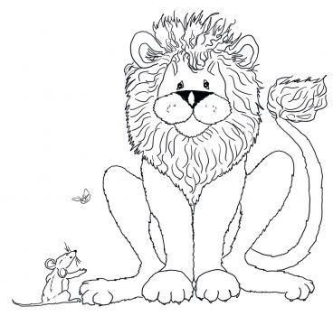 Detail Lion And The Mouse Clipart Nomer 35