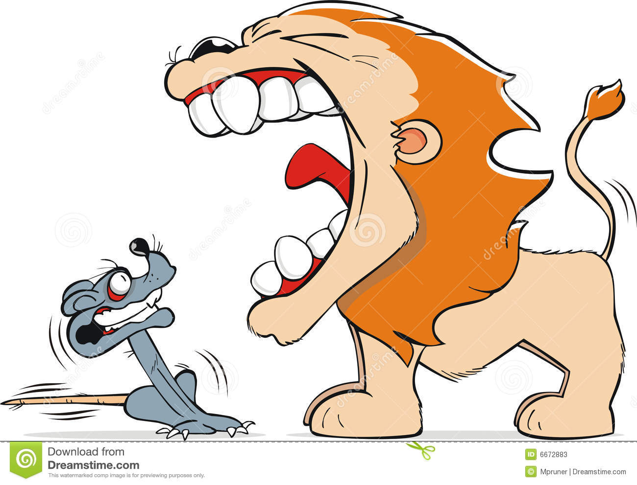 Detail Lion And The Mouse Clipart Nomer 37