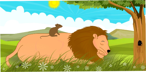 Detail Lion And The Mouse Clipart Nomer 46