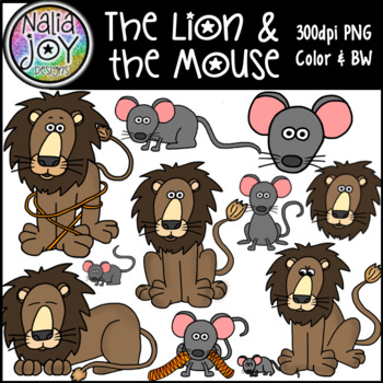 Detail Lion And The Mouse Clipart Nomer 49