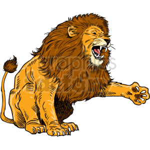 Detail Lion Clipart Nomer 34