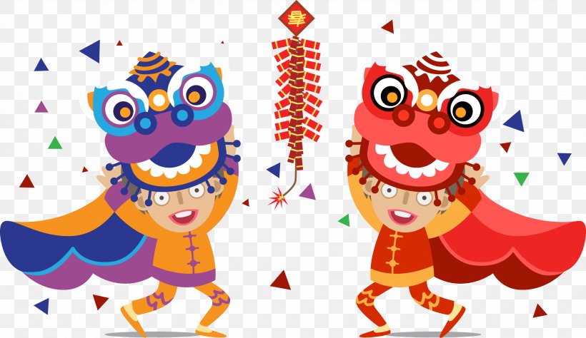 Detail Lion Dance Clipart Nomer 14