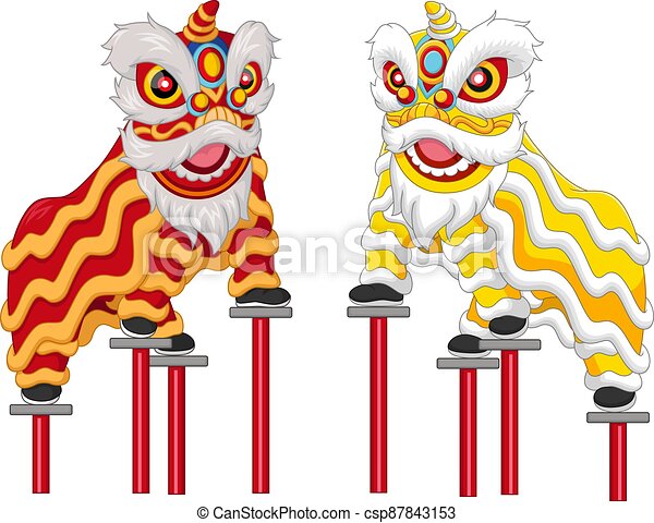 Detail Lion Dance Clipart Nomer 19