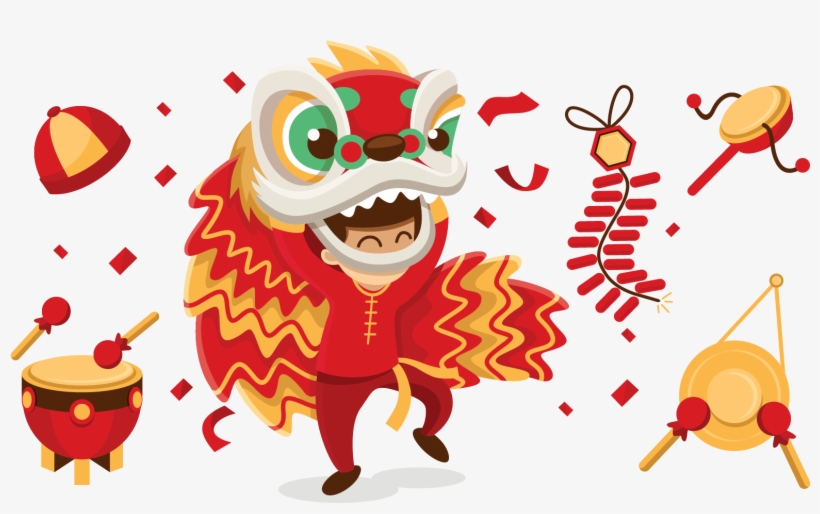 Detail Lion Dance Clipart Nomer 20