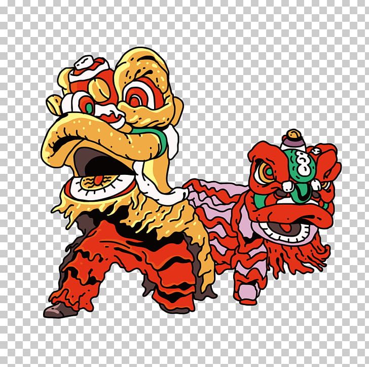 Detail Lion Dance Clipart Nomer 42