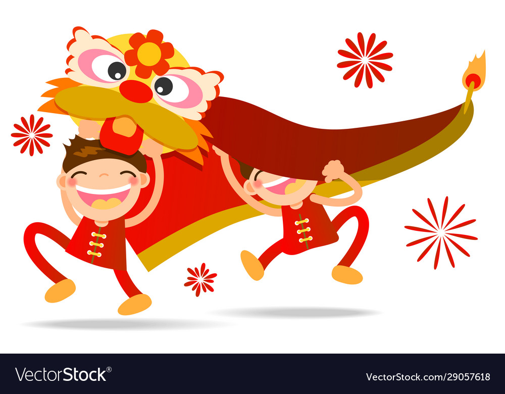 Detail Lion Dance Clipart Nomer 49