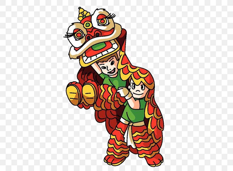 Detail Lion Dance Clipart Nomer 54