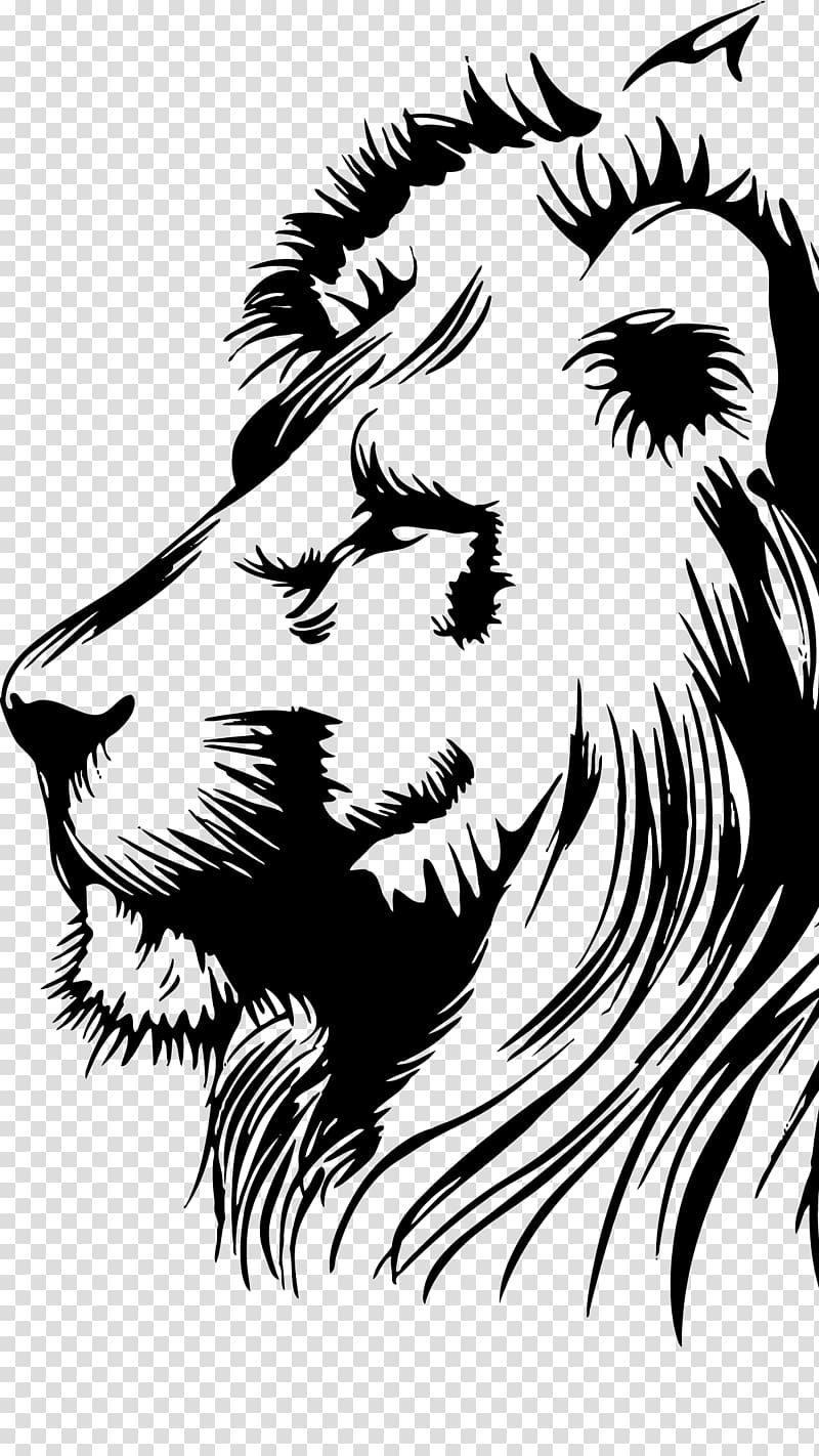 Detail Lion Drawing Png Nomer 15