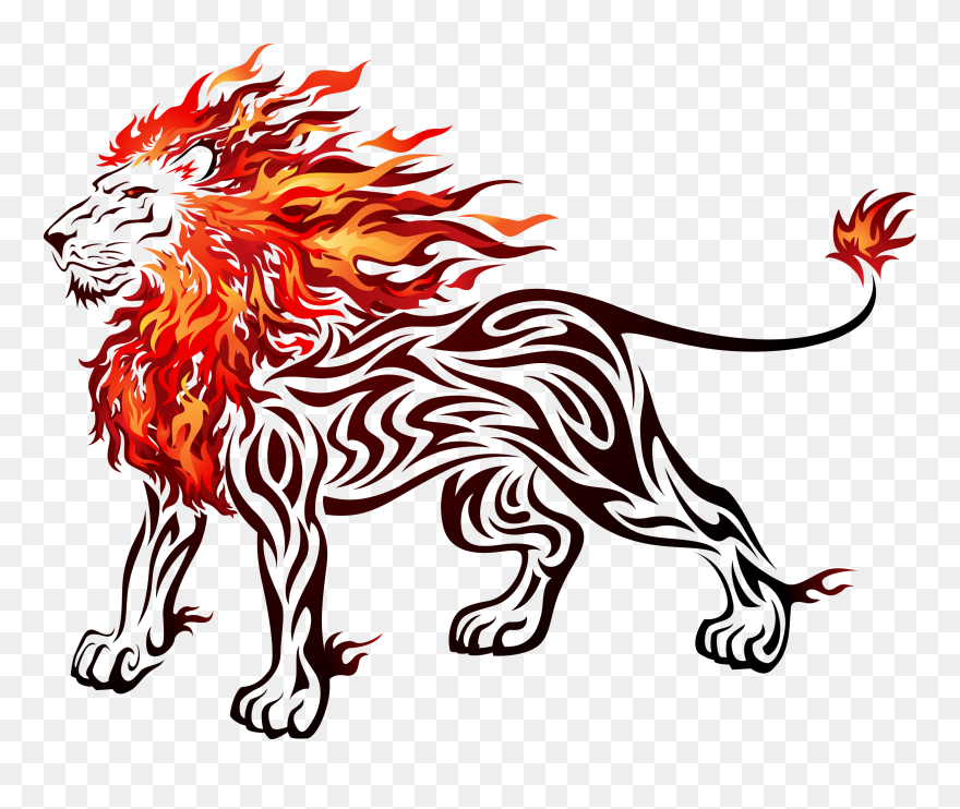 Detail Lion Drawing Png Nomer 53