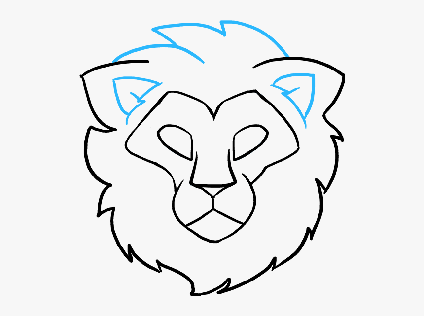 Detail Lion Drawing Png Nomer 55