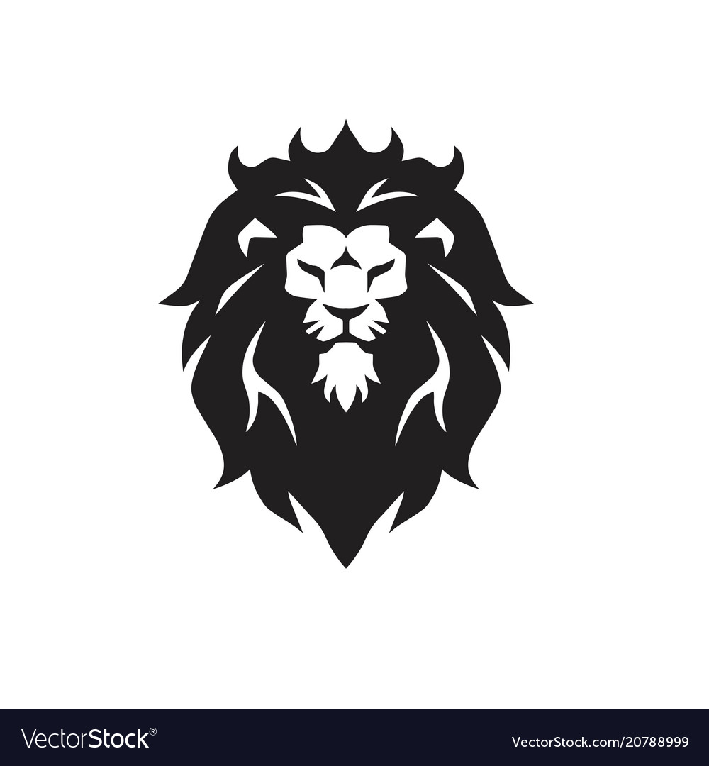 Detail Lion Face Logo Nomer 2