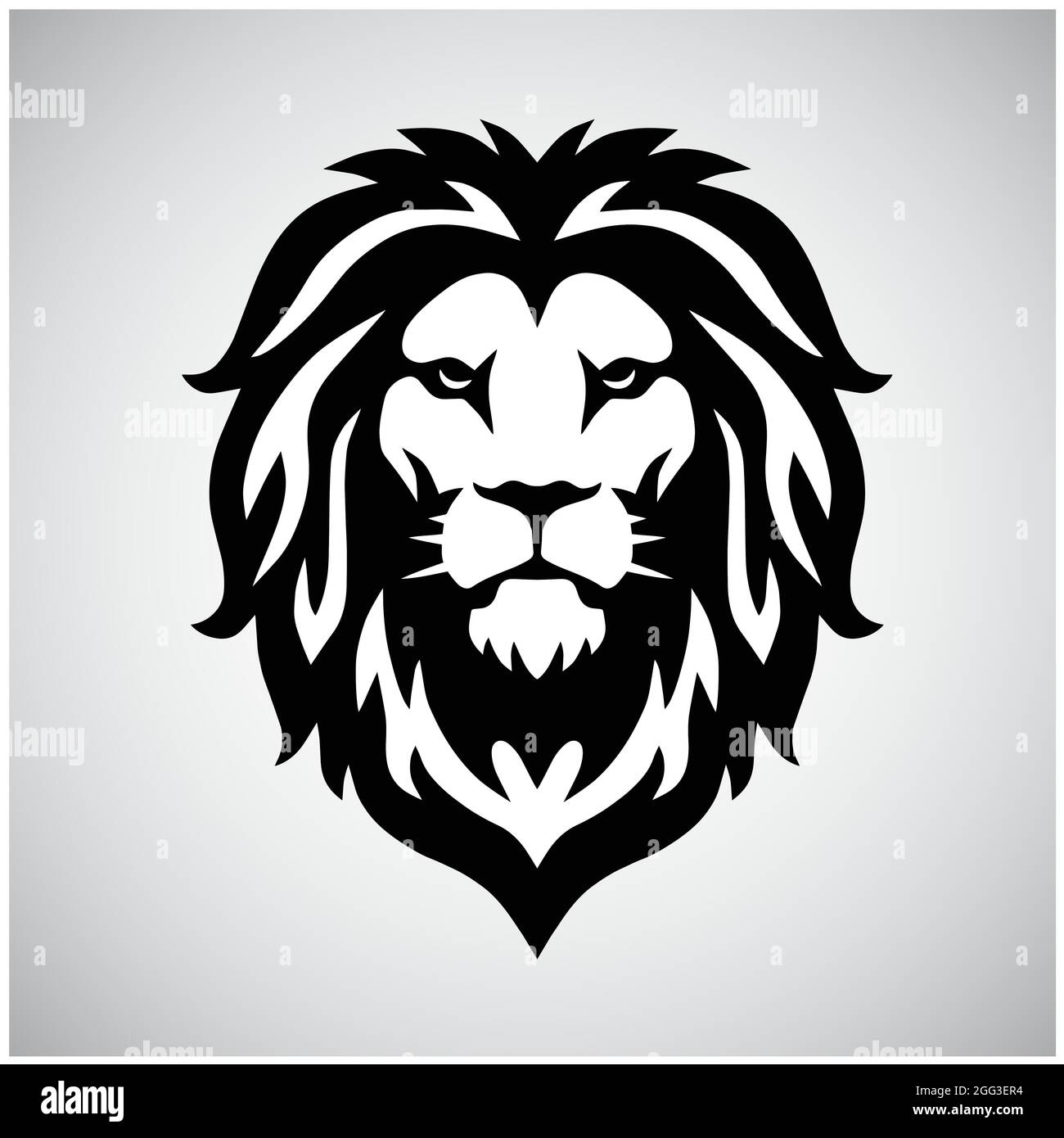Detail Lion Face Logo Nomer 16