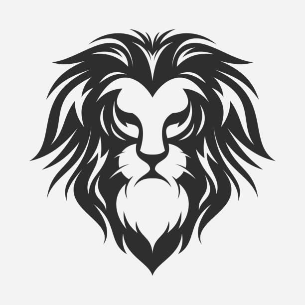 Detail Lion Face Logo Nomer 21