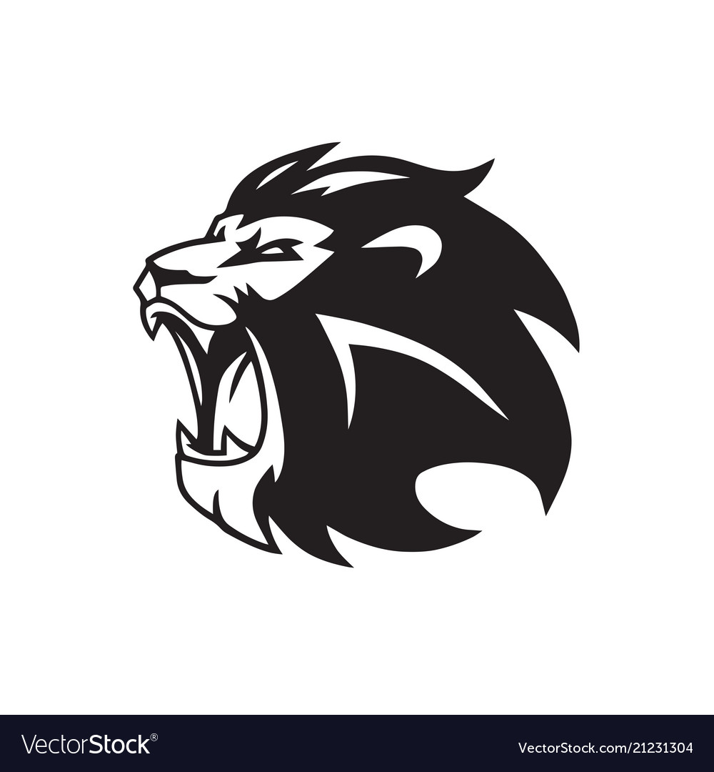 Detail Lion Face Logo Nomer 9