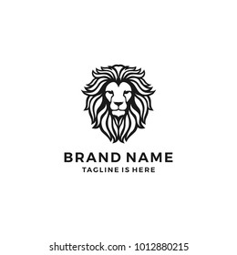 Detail Lion Head Logo Nomer 49