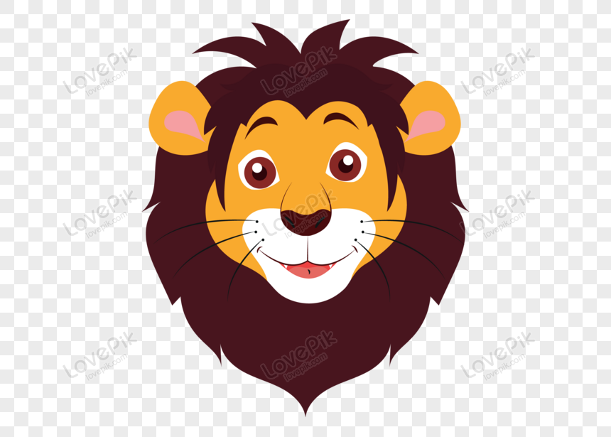 Detail Lion Head Vector Png Nomer 28