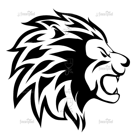 Detail Lion Head Vector Png Nomer 37