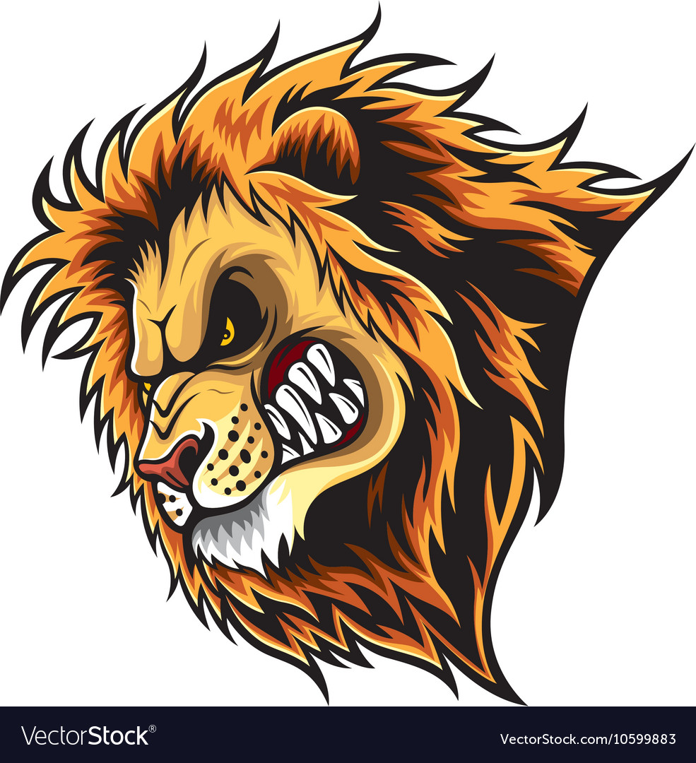 Detail Lion Head Vector Png Nomer 53