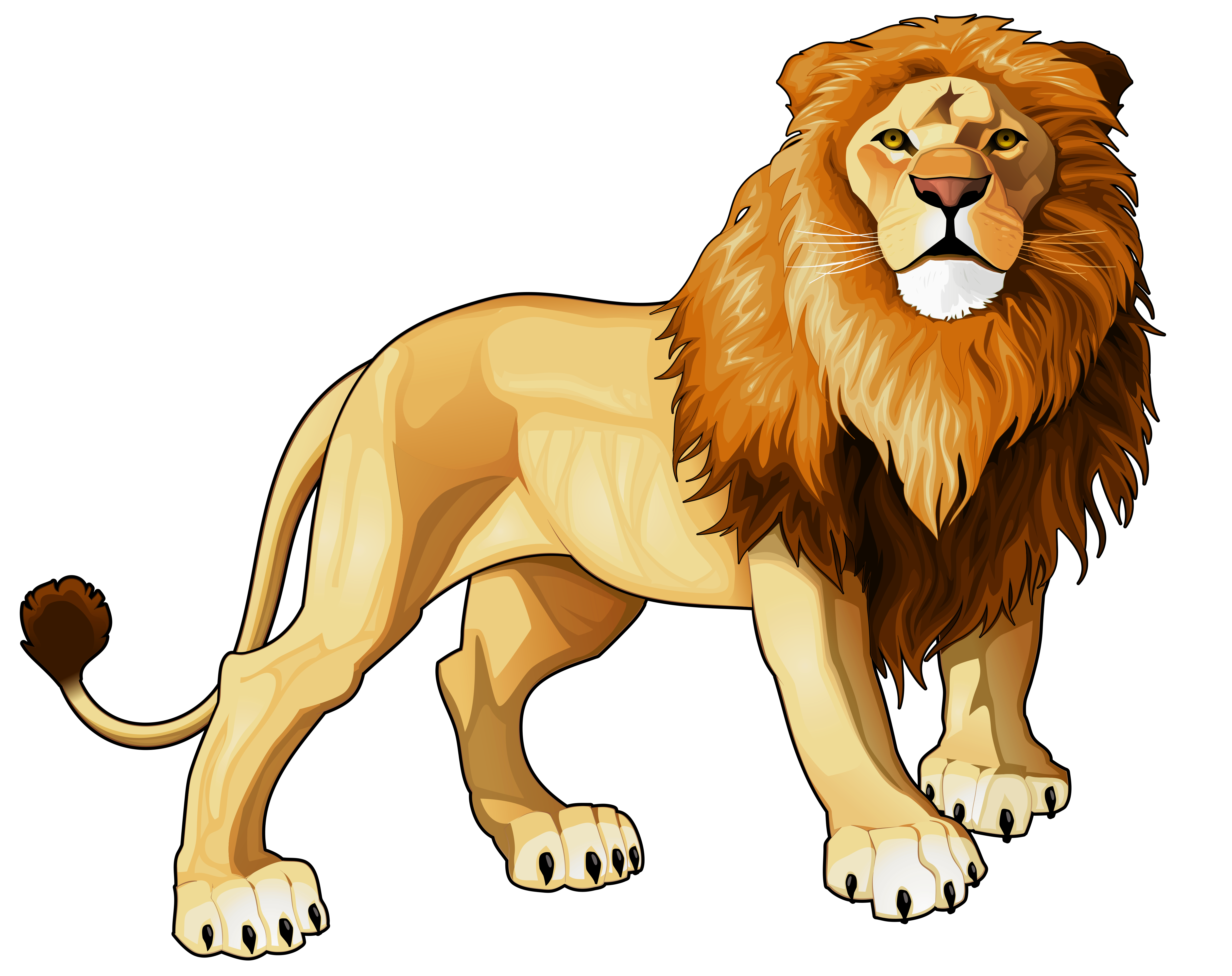 Detail Lion Images Clipart Nomer 3