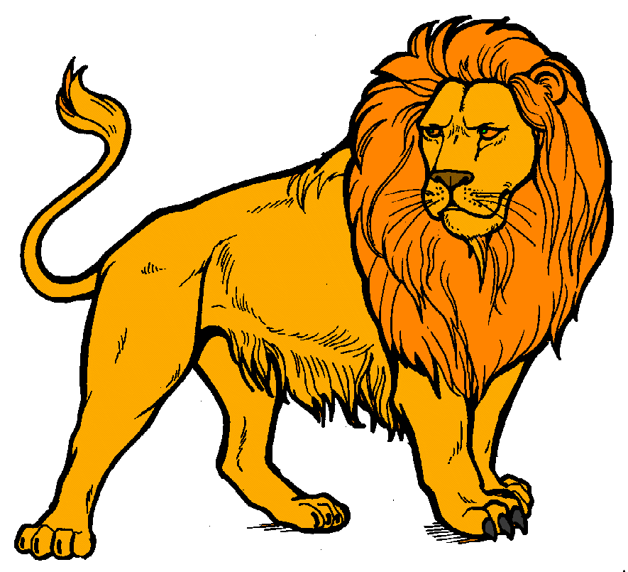 Detail Lion Images Clipart Nomer 25