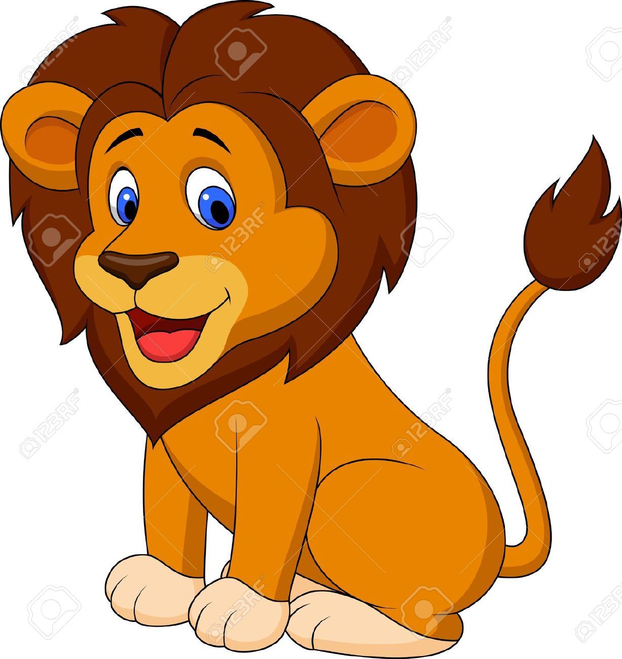 Detail Lion Images Clipart Nomer 35