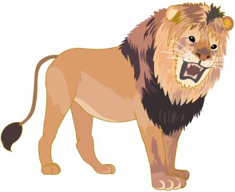 Detail Lion Images Clipart Nomer 55