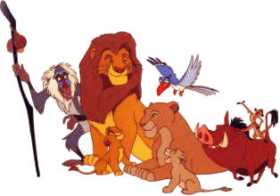 Lion King Characters Clipart - KibrisPDR